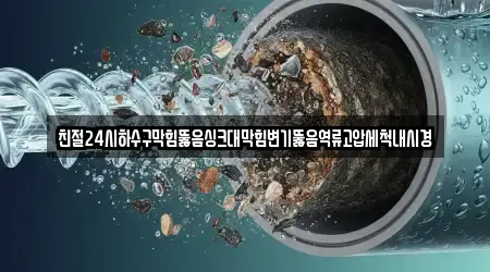 친절24시하수구막힘뚫음싱크대막힘변기뚫음역류고압세척내시경