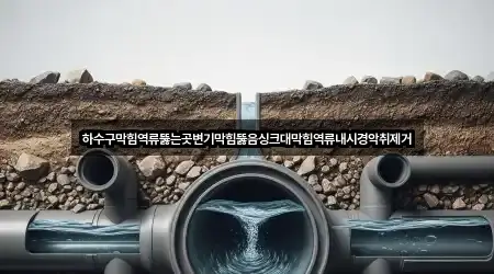 하수구막힘역류뚫는곳변기막힘뚫음싱크대막힘역류내시경악취제거