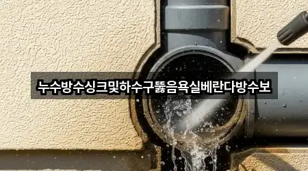 누수방수싱크및하수구뚫음욕실베란다방수보