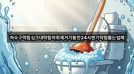 하수구막힘싱크대막힘악취제거기똥찬24시변기막힘뚫는업체