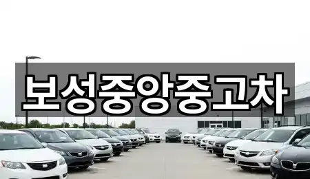 보성중앙중고차