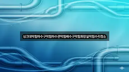 싱크대막힘하수구막힘하수관막힘배수구막힘화장실막힘수리청소