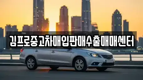 경북 상주시 인봉동 중고차 전문 김프로중고차매입판매수출매매센터