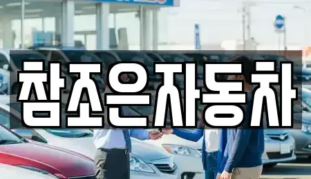 경북 상주시 인봉동 중고차 전문 참조은자동차