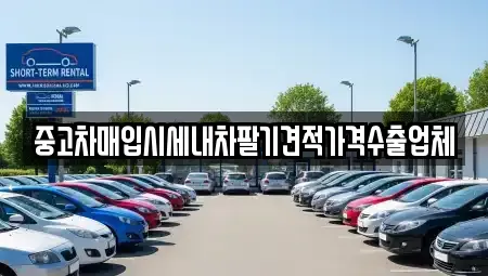 경상북도 경산시 백천동 중고차매매 전문 중고차매입시세내차팔기견적가격수출업체